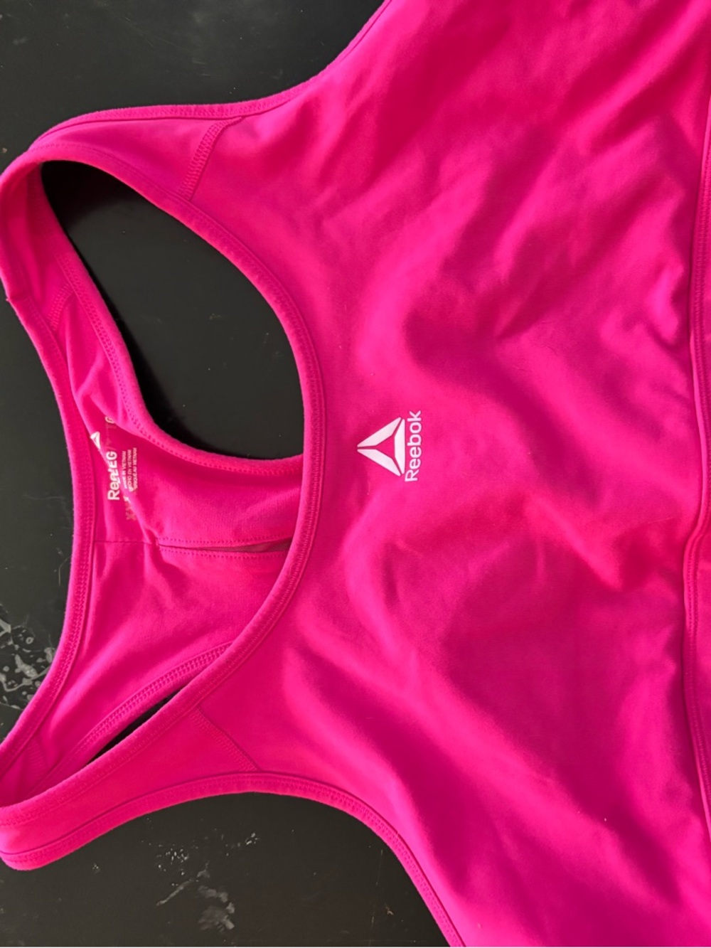 Reebok Hot Pink Racerback Sports Bra